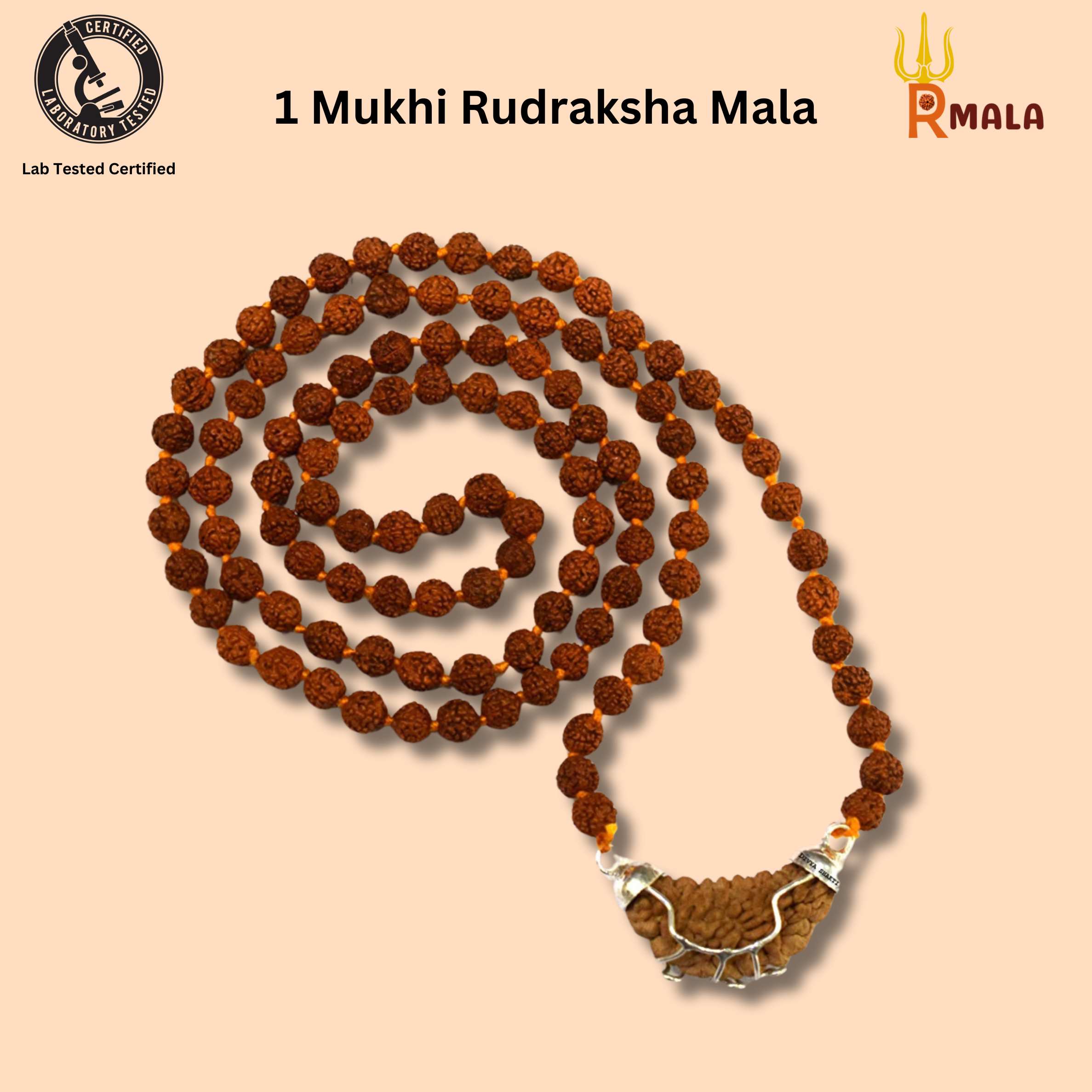 1 Mukhi Rudraksha Mala